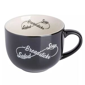 Babish Breadstick Soup and Salad Latte Tattoo Mug, 17oz